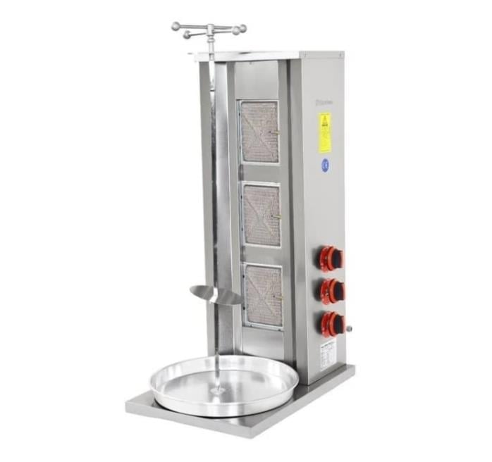 Himaksan 3 Lü Döner Ocağı Alttan Motorlu Gazlı ve Lpg Li HMK-AMDNG 3 (HMK-AMDNG 3)