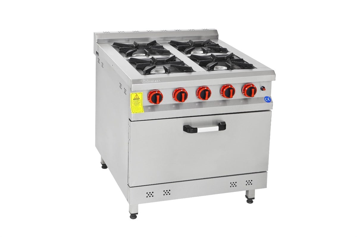 Himaksan 4 Lü Kuzine Gazlı Ve LPG Li 80X80X85 Cm HMK-KZG 880 (HMK-KZG 880)