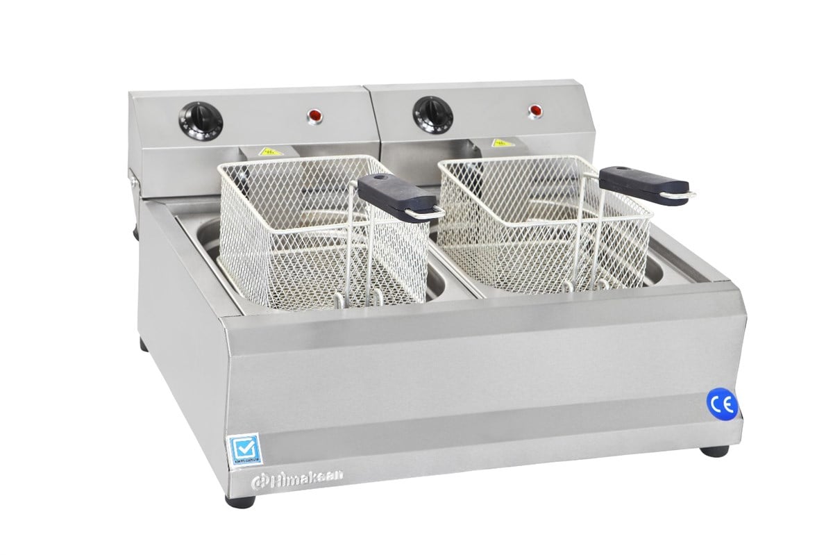 Himaksan 5+5 Fritöz Çift Hazneli Elektrikli 60X50X20 Cm HMK-FE 5+5 (HMK-FE 5+5)