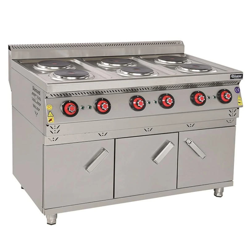 Himaksan 6’Lı Kuzine Elektrikli 120x70x85 cm HMK-FOE 1278 (HMK-FOE 1278)