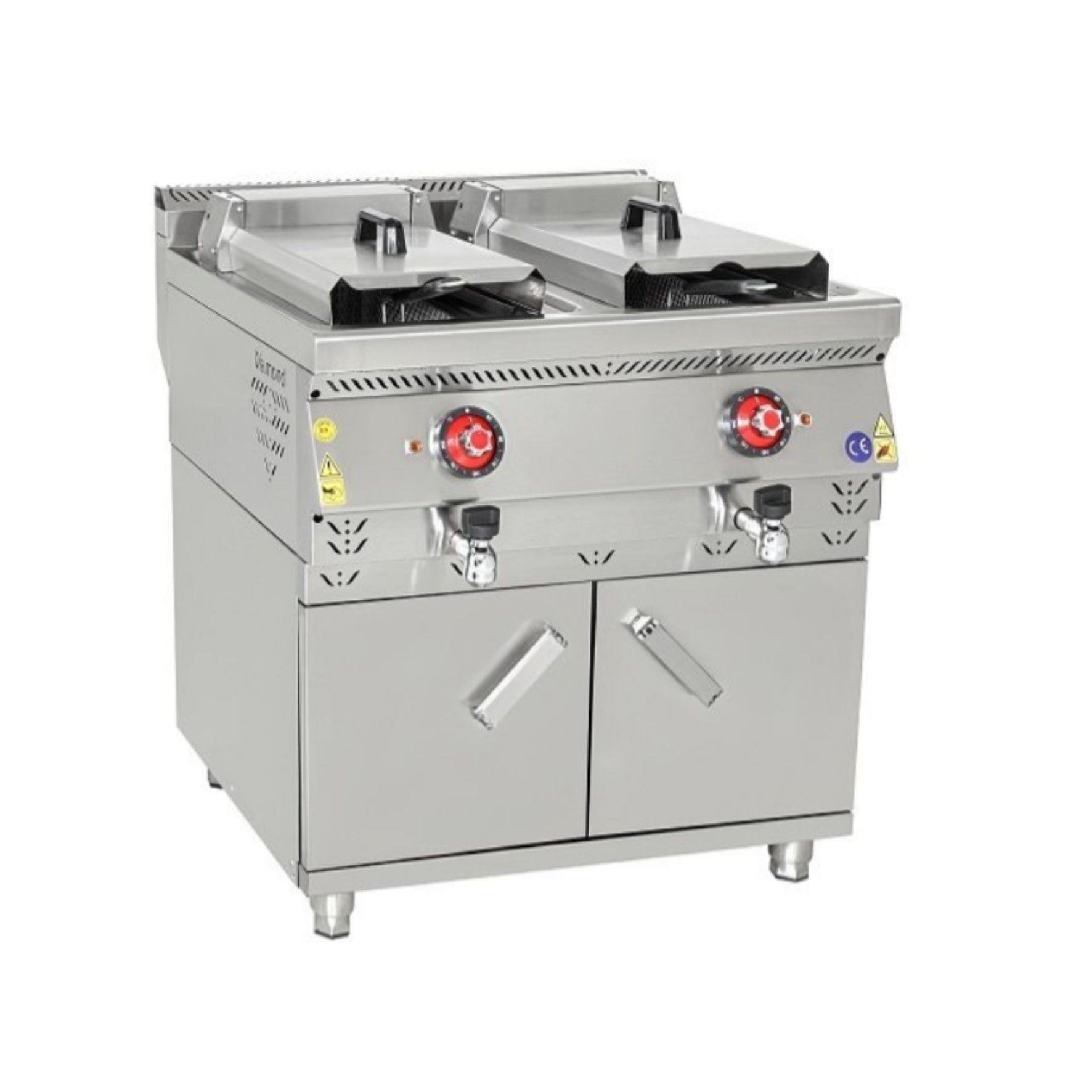 Himaksan Dolaplı 12+12 Litre Lpg’li Fritöz 80x70x85 cm HMK DFG 878 CE (HMK DFG 878 CE)