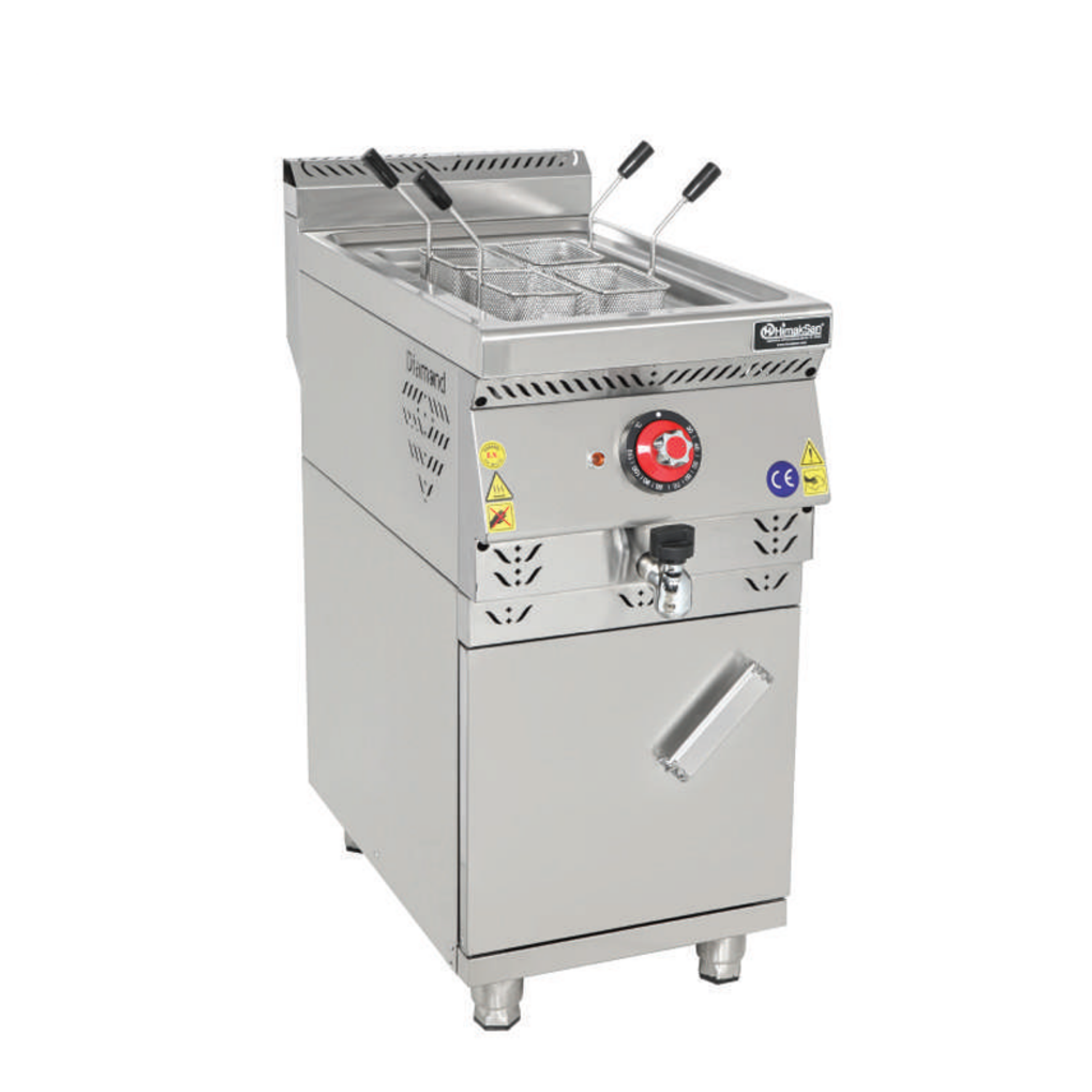 Himaksan Dolaplı 4 Sepetli Makarna Haşlama Makinesi Elektrikli 40x70x85 cm HMK-DMHE 478 (HMK-DMHE 478)