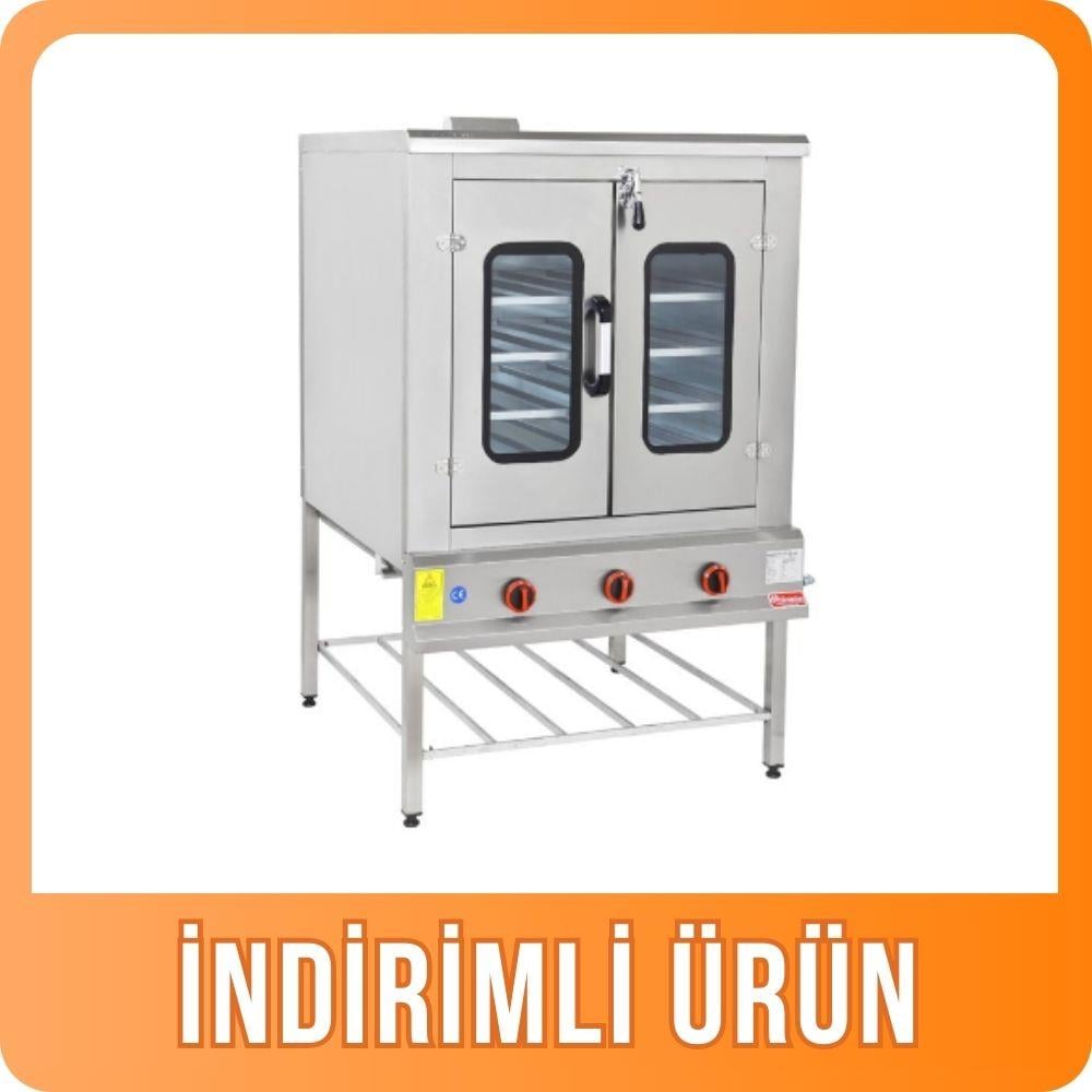 Himaksan Çift Kapılı Pasta Börek Fırını Gazlı ve Lpg Li 100x100x160 Cm HMK-PB 1010 (HMK-PB 1010)
