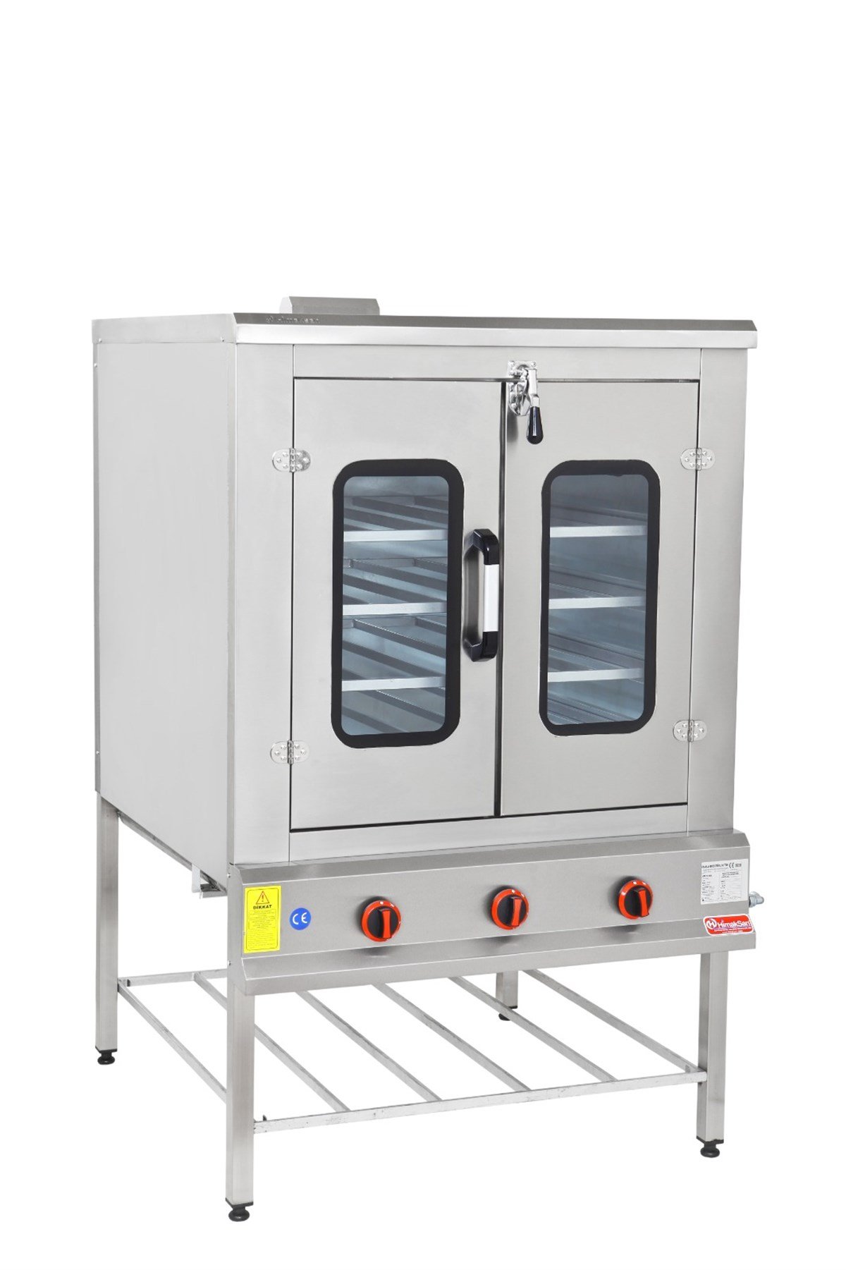 Himaksan Çift Kapılı Pasta Börek Fırını Gazlı ve Lpg Li 100x100x160 Cm HMK-PB 1010 (HMK-PB 1010)