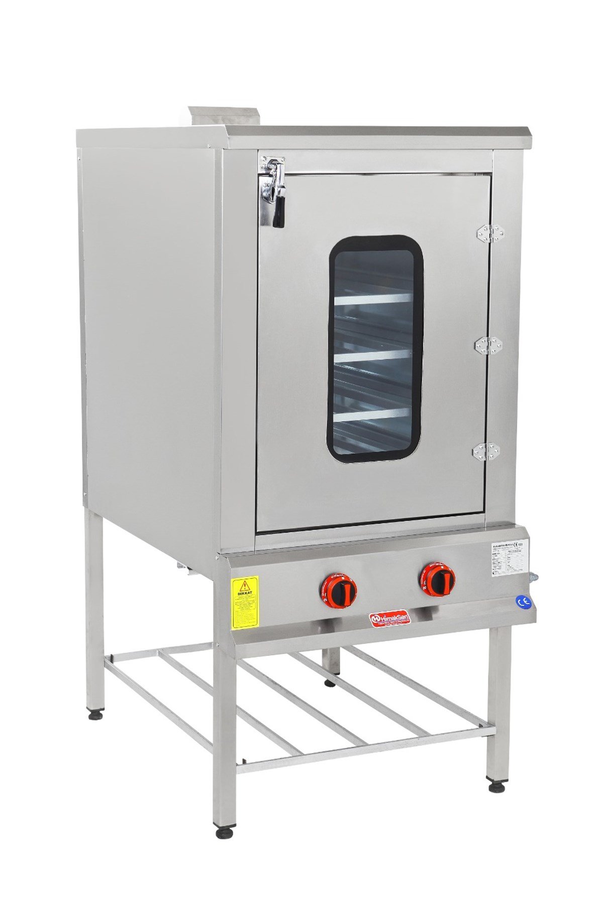 Himaksan Tek Kapılı Pasta Börek Fırını Gazlı ve Lpg Li 75X100X160 Cm HMK-PB 1075 (HMK-PB 1075)