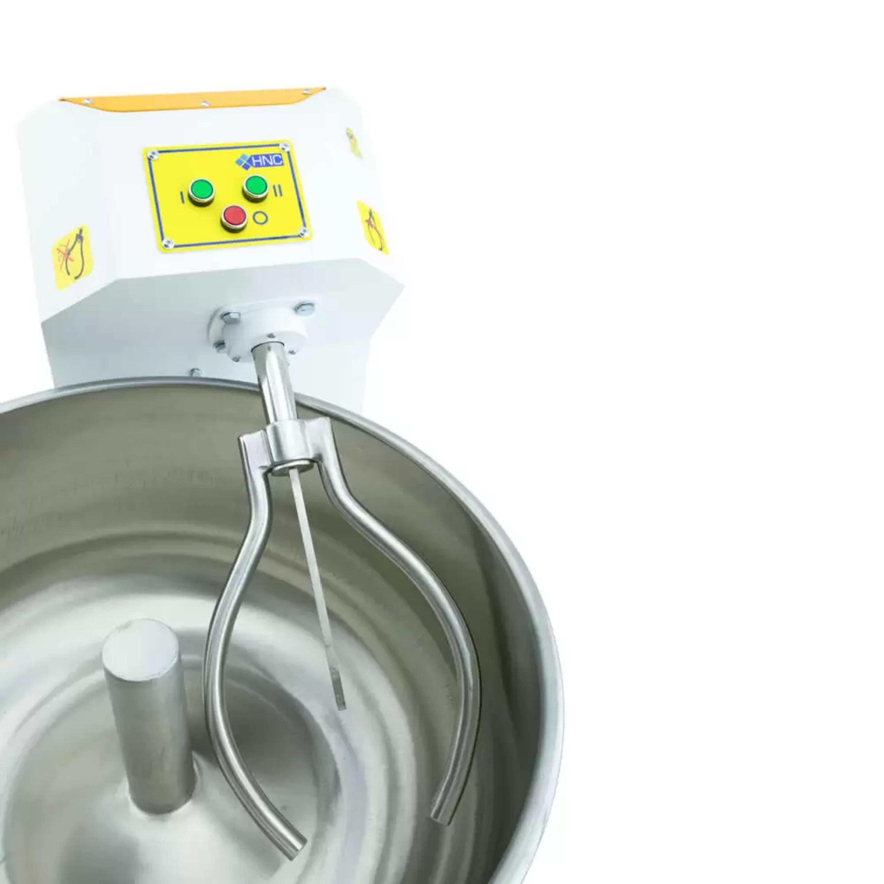 Hnc 140 Kg Hamur Yoğurma Makinesi Çift Devirli Profesyonel 380 V HHY-100TC (HHY-100TK CE)