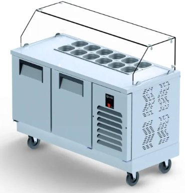 Iceinox 3 Kapılı Hazırlık Buzdolabı 200x70x130 cm FTS 515 CR (FTS 515 CR)