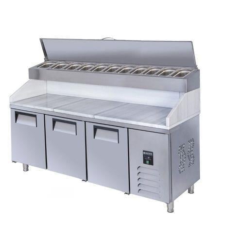 İceinox 3 Kapılı Make Up Buzdolabı - Mermerli PTS HM 515 CR (PTS HM 515 CR)