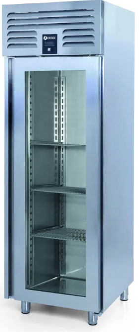 İceinox Dik Tip Derin Dondurucu Tek Cam Kapılı - Gastronorm Seri VTS 610 N CR-VG (VTS 610 N CR-VG)