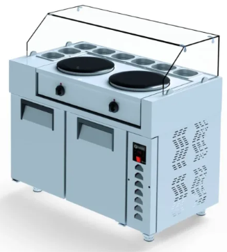 Iceinox 2 Kapılı Krep Buzdolabı 125x70x133 cm KRN 330 CR (KRN 330 CR)
