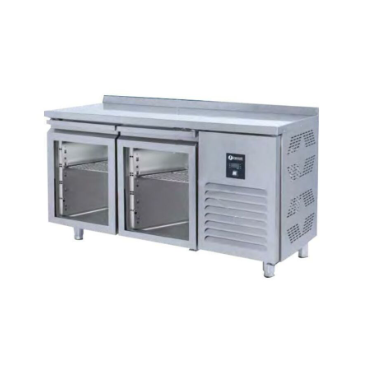 Iceinox Tezgah Tip Gastronom Buzdolabı 2 Cam Kapılı 150x70x85 Cm CTS 330 CR-UG (CTS 330 CR-UG )
