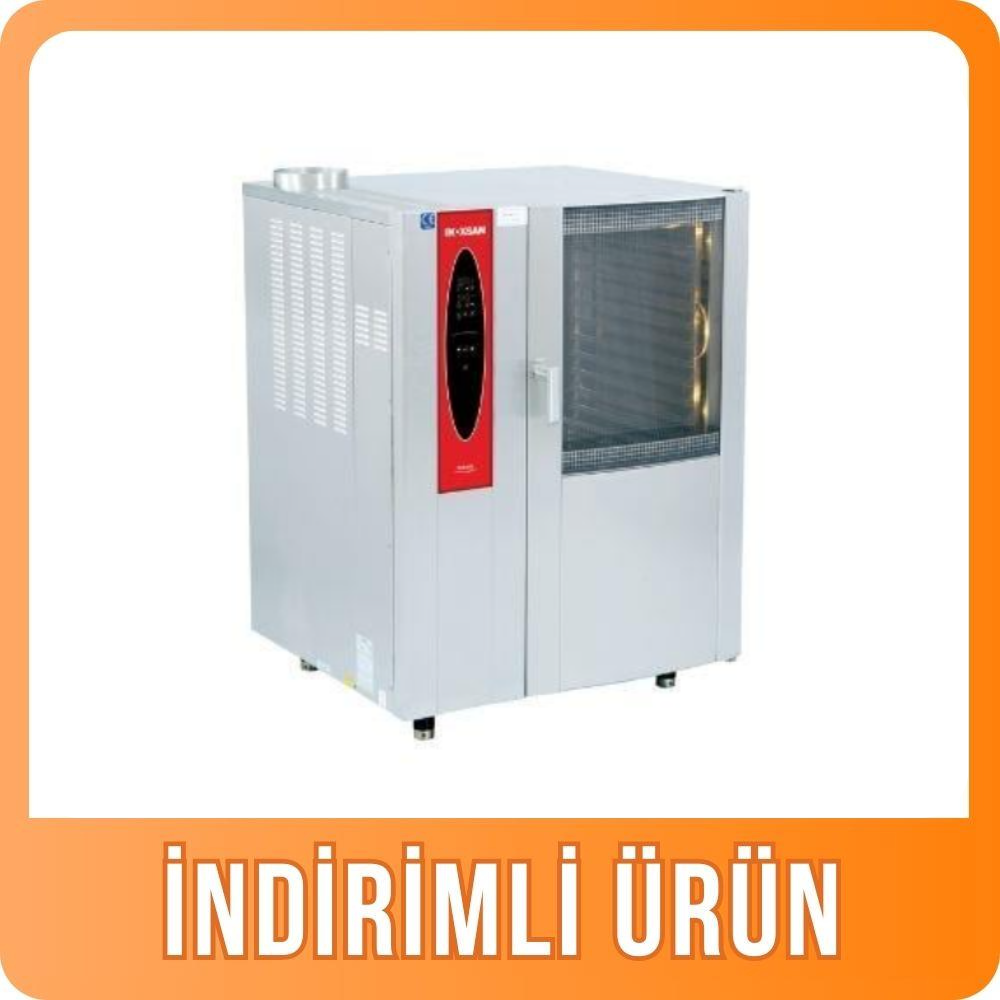 İnoksan Konveksiyonlu Fırın 20 GN 2/1 Tepsili Dijital Gazlı ve Lpg Li INO-FKG042E (INO-FKG042E)