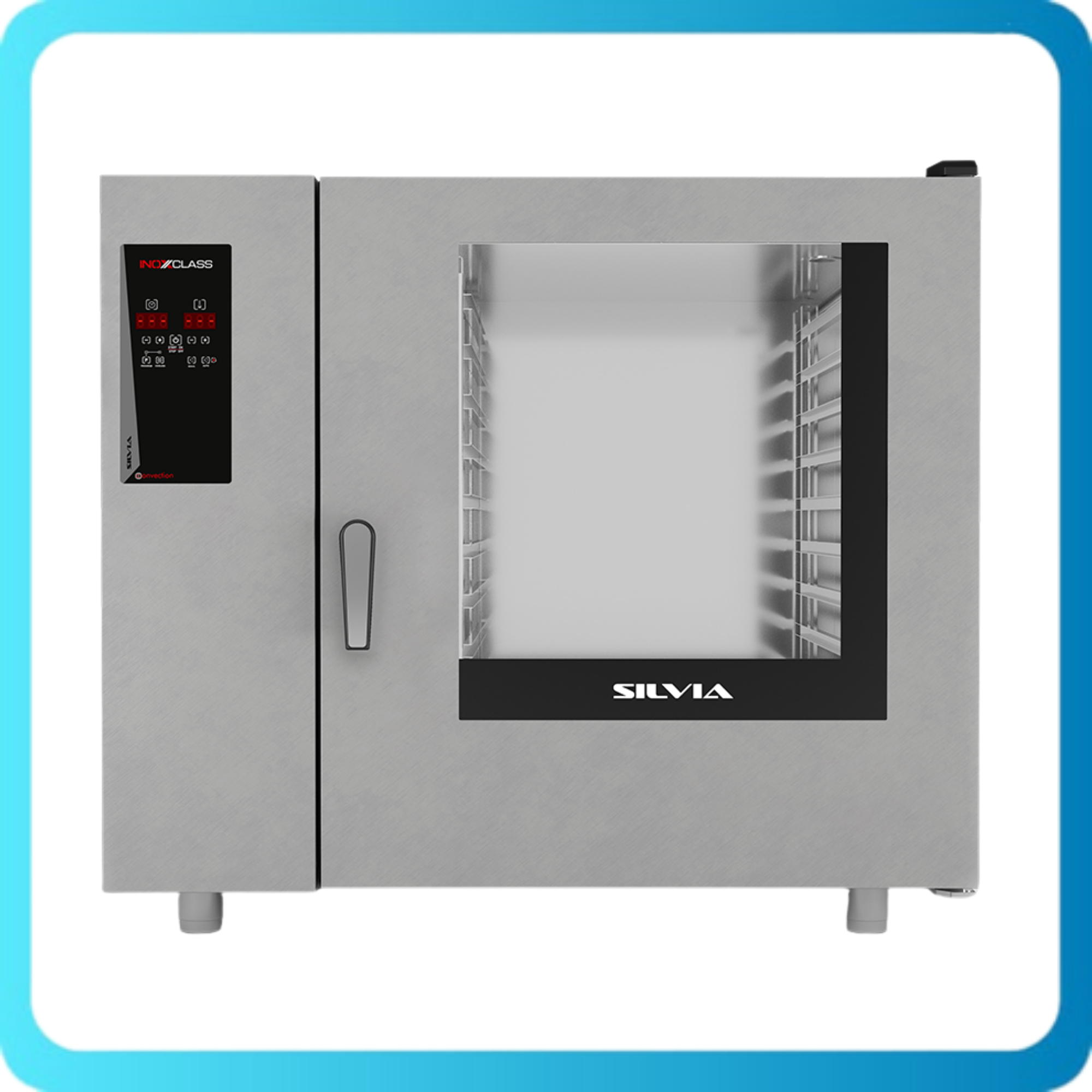 İnoxclass 20 Tepsili Konveksiyonlu Fırın Elektrikli Silvia 20 x GN 1/1 - 10 x GN 2/1 S20E (S20E)