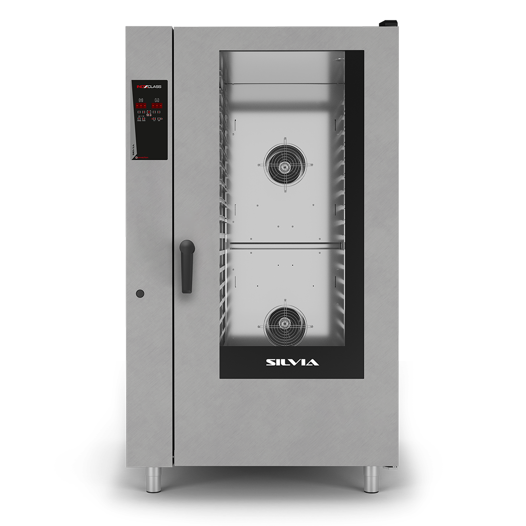İnoxclass Konveksiyonlu 40 Tepsili Fırın Gazlı 40 x GN 1/1 Silvia S40EG (S40EG)