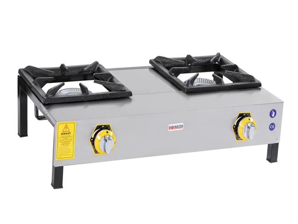 İnoxmaster 2 Li Lokanta Ocağı Kısa Ayak Gazlı ve Lpg Li 86x45x25 Cm İMR-LKK-2 (İMR-LKK-2)