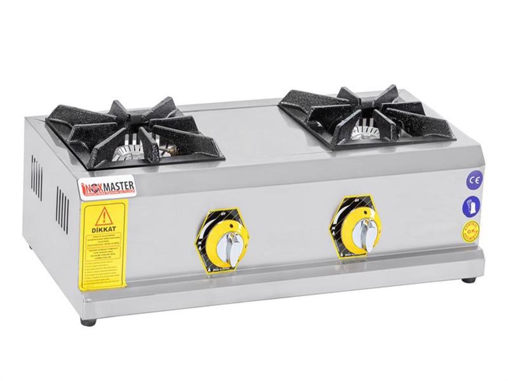 İnoxmaster 2 Li Mini Ocak Gazlı ve Lpg Li 29x60x14 Cm İMR-MNOG-2 (İMR-MNOG-2)