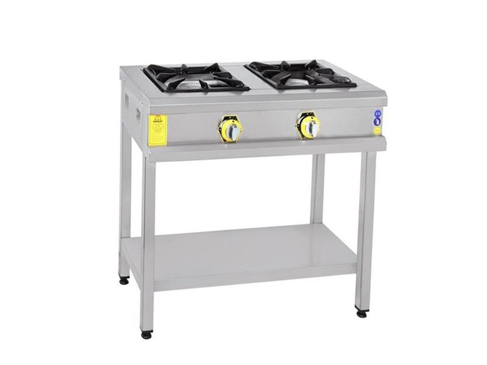 İnoxmaster 2 Li Taban Raflı Ocak Gazlı ve Lpg Li 90x50x85 Cm MR-TBOG-9050 (MR-TBOG-9050)