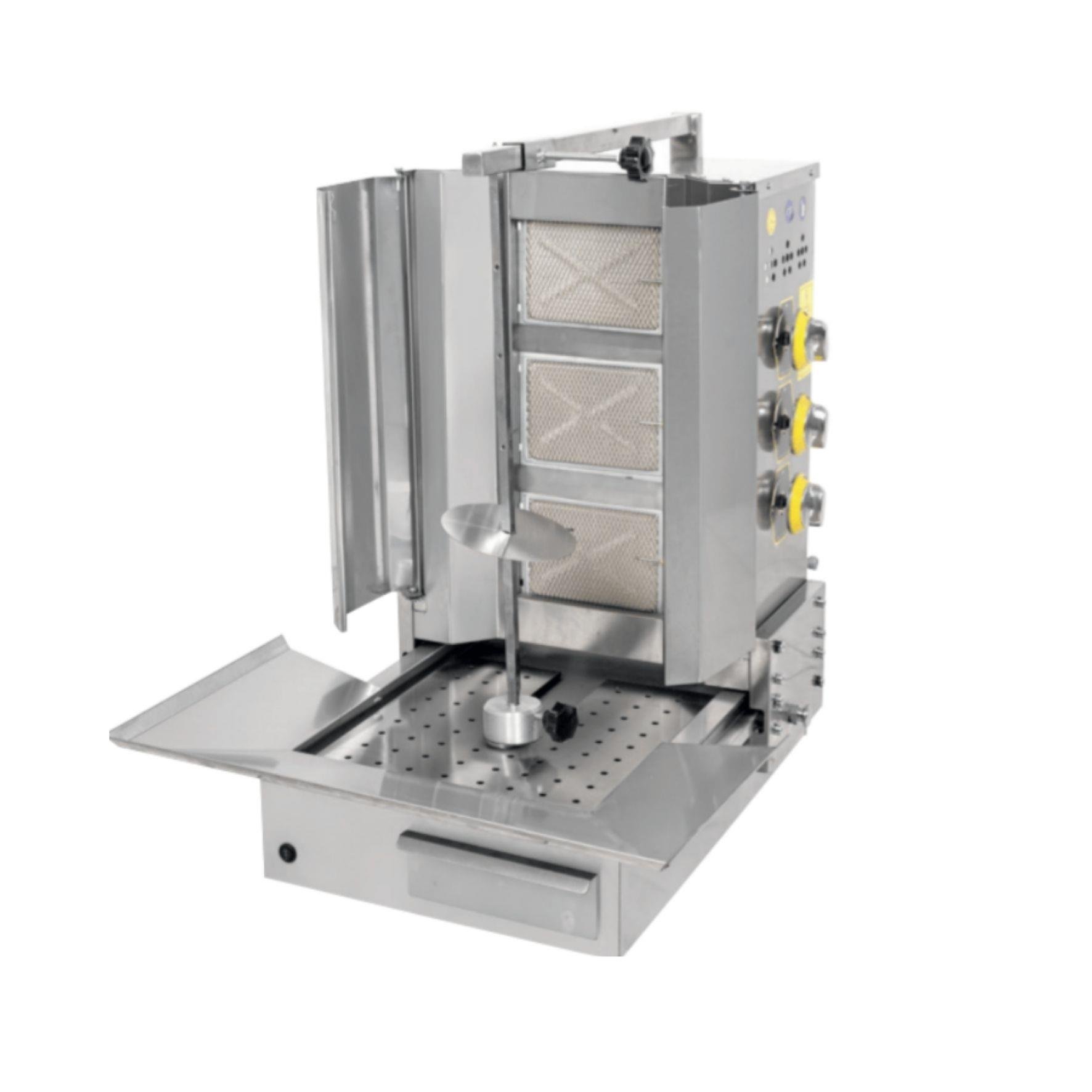 İnoxmaster 3 Lü Alttan Motorlu Döner Ocağı Gazlı ve Lpg Li 44x52x100 Cm İMR-MDNR-301 (İMR-MDNR-301)