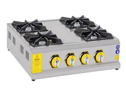 İnoxmaster 4 Lü Set Üstü Ocak Gazlı ve Lpg Li 90x90x25 Cm İMR-SOG-9090 (İMR-SOG-9090)