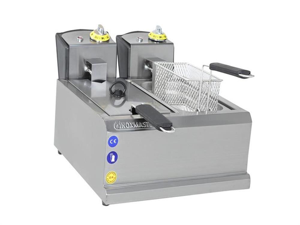 İnoxmaster Ekonomik Fritöz 3+3 Litre Elektrikli İMR-FE-3+3 (İMR-FE-3+3)