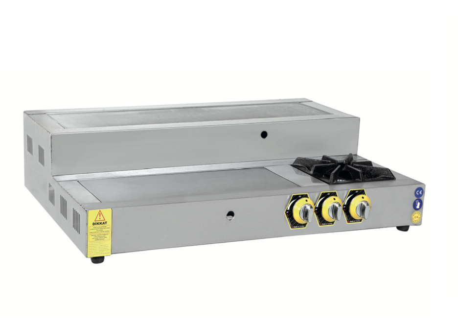 İnoxmaster İskender Ocağı Merdivenli Gazlı ve Lpg Li 100x60x30 Cm İMR-İO-1060 (İMR-İO-1060)