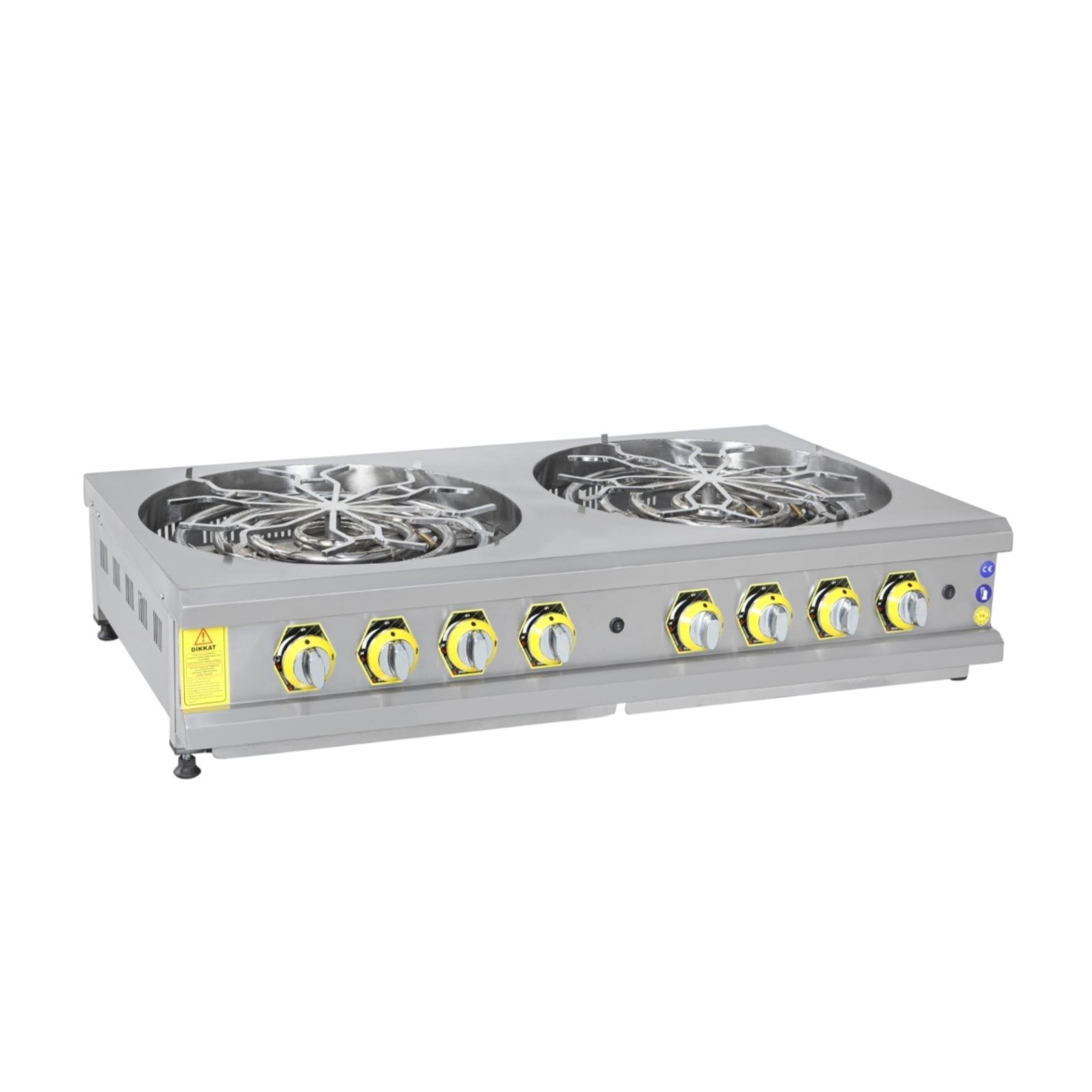 İnoxmaster Set Üstü Motorlu Börek Ocağı Gazlı ve Lpg Li 130x70x85 Cm İMR-BROG-2 (İMR-BROG-2)