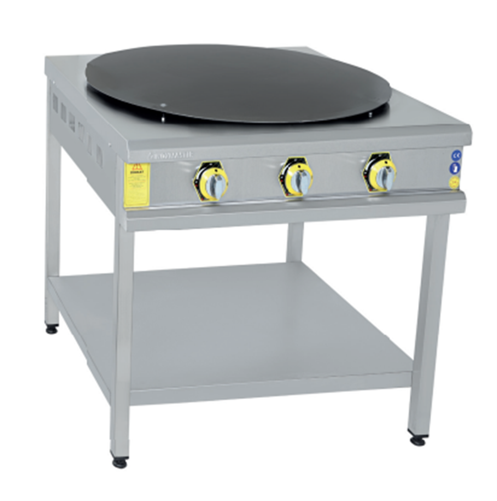 İnoxmaster Taban Raflı Gözleme Ocağı Gazlı Ve Lpg Li 70x70x85 Cm İMR-TBGZOG-70 (İMR-TBGZOG-70)