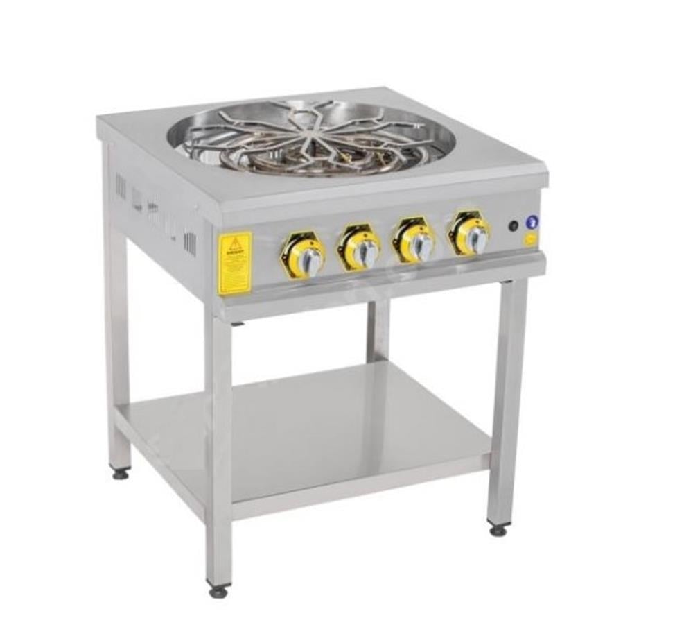 İnoxmaster Taban Raflı Motorlu Börek Ocağı Gazlı ve Lpg Li 70x70x85 Cm İMR-TBBROG-1 (İMR-TBBROG-1)