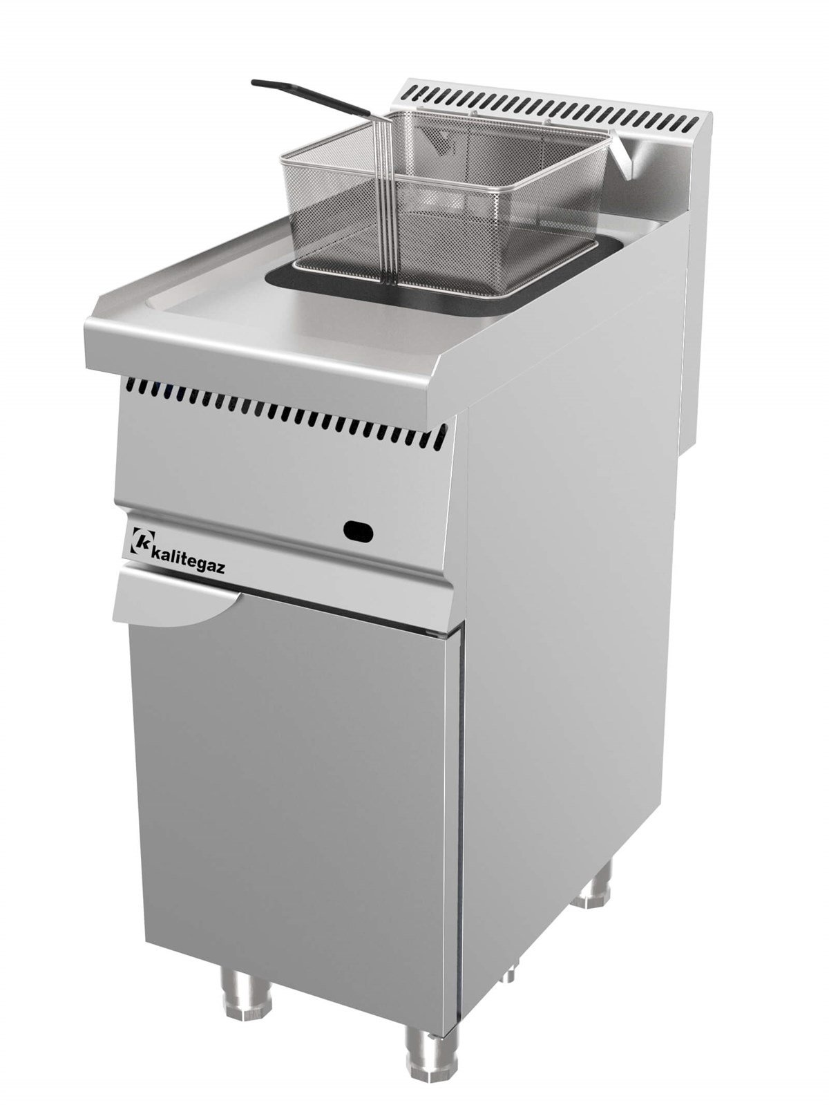 Kalitegaz Gazlı Fritöz 23 Litre Ce Belgeli Alt Dolaplı 40x70x90 Cm FCS4070G Rinnova (FCS4070G)