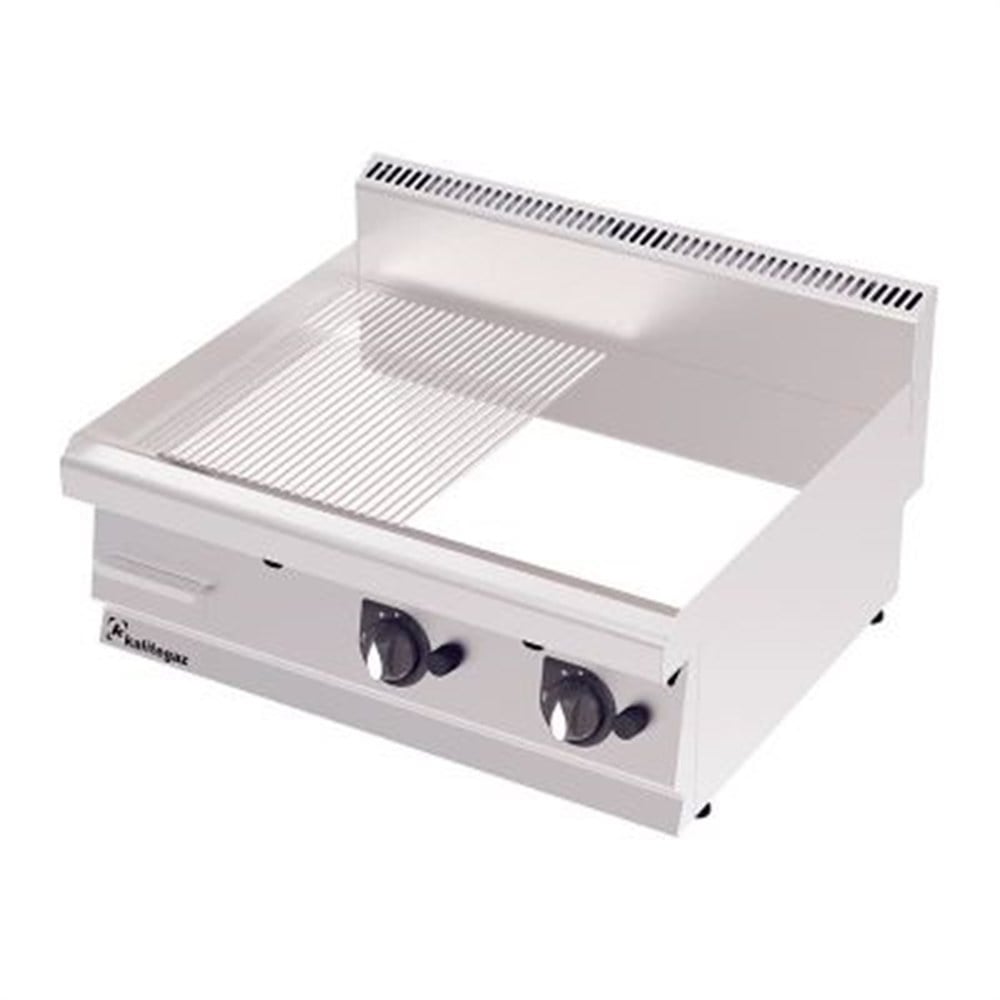 Kalitegaz Elektrikli Pleyt Izgara Yarı Oluklu Krom Kaplı 90x70x29 cm GS9070EC (GS9070EC)