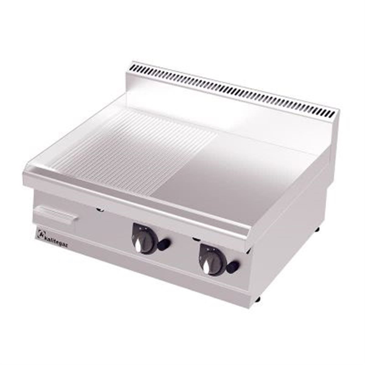 Kalitegaz Gazlı Pleyt Izgara Yarı Oluklu Yarı Düz Yüzey 100x70x29 Cm GS1070G (GS1070G)