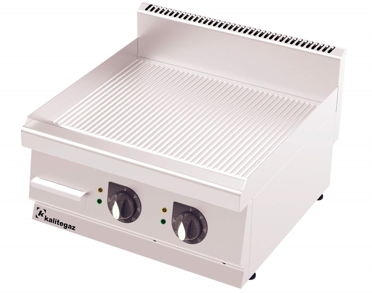 Kalitegaz Elektrikli Pleyt Izgara Oluklu 60x60x29 Cm GG6060E Rinnova (GG6060E)