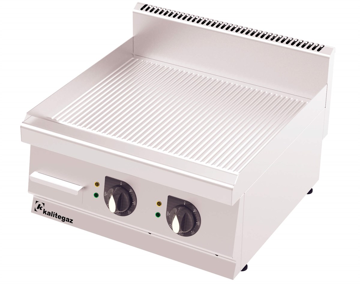 Kalitegaz Elektrikli Pleyt Izgara Oluklu 60x60x29 Cm GG6060E Rinnova (GG6060E)