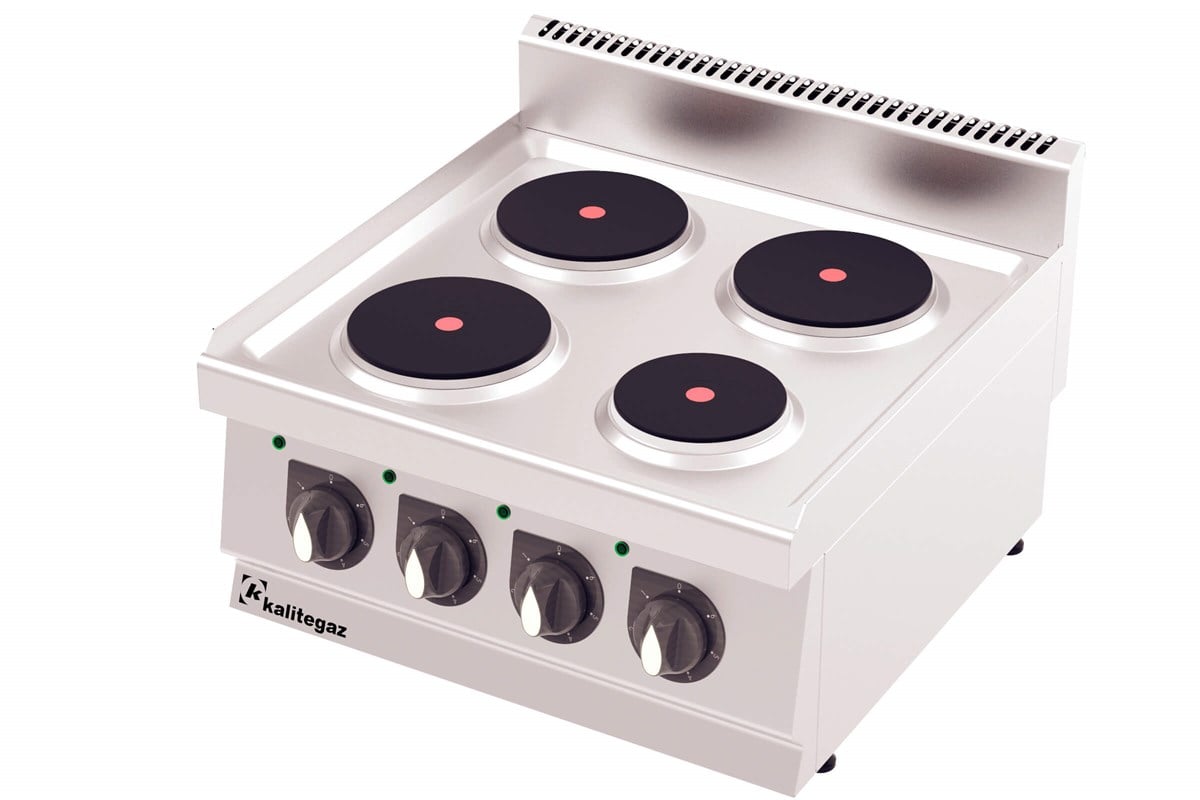Kalitegaz 4 Plateli Elektrikli Set Üstü Ocak 60x60x29 Cm C6060E Rinnova (C6060E)