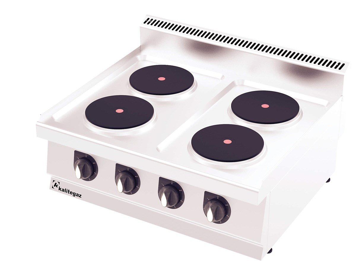 Kalitegaz Elektrikli Set Üstü Ocak 4 Gözlü 80x70x29 Cm C8070E Rinnova (C8070E)