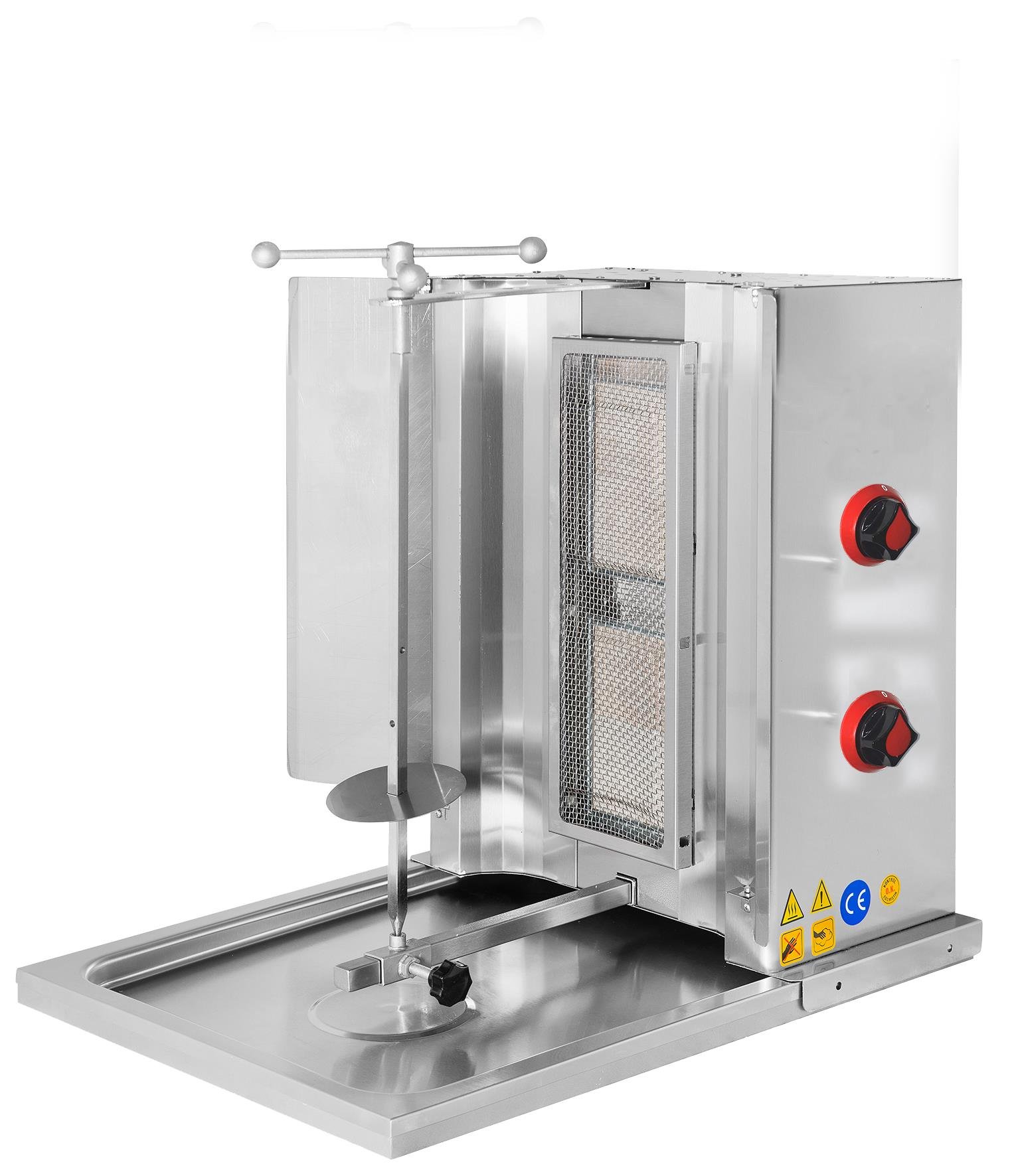 CSA 2 Radyanlı Sabit Döner Ocağı Gazlı ve Lpg Li CE Belgeli KRCS.SDOG.2 (KRCS.SDOG.2)