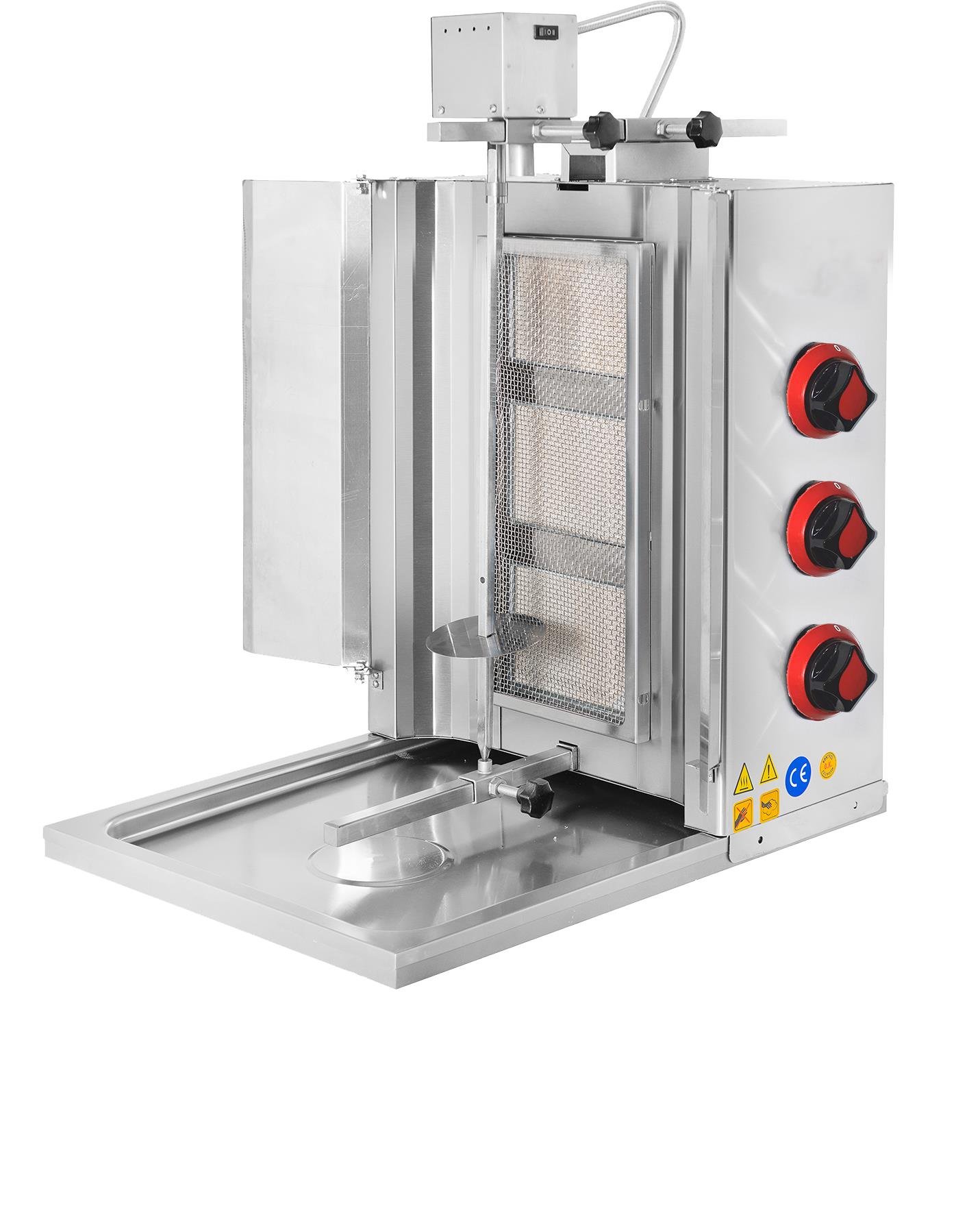 CSA 3 Radyanlı Üstten Motorlu Gazlı ve Lpg Li Döner Ocağı Ce Belgeli KRCS.UMSDOG.3 (KRCS.UMSDOG.3)