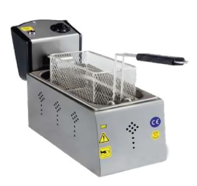 CSA Elektrikli Ekonomik Fritöz 5 Litre 27x36x20 cm KRCS.EFE.5 (KRCS.EFE.5)