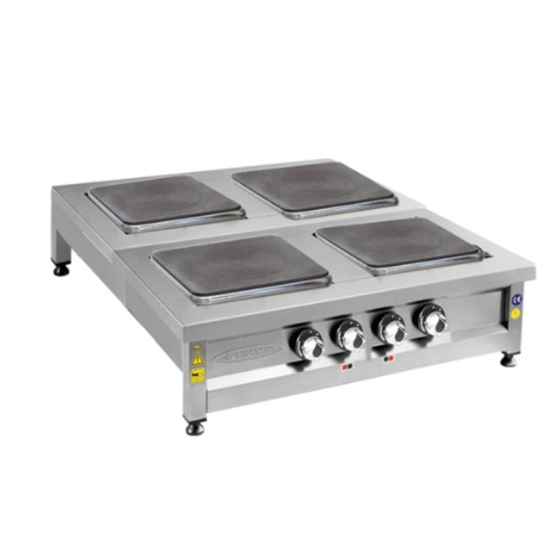 CSA 4 Lü Elektrikli Set Üstü Ocak 90x90x25 cm KRCS.SOE.990 (KRCS.SOE.990)