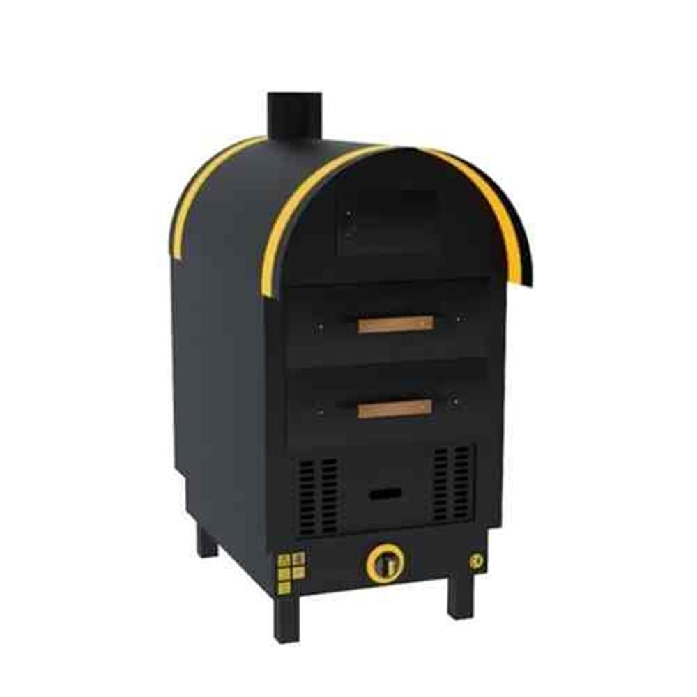 CSA 2 Çekmeceli Kumpir Fırını Gazlı ve Lpg Li 50x70x95 cm KRCS.KFG.2 (KRCS.KFG.2)