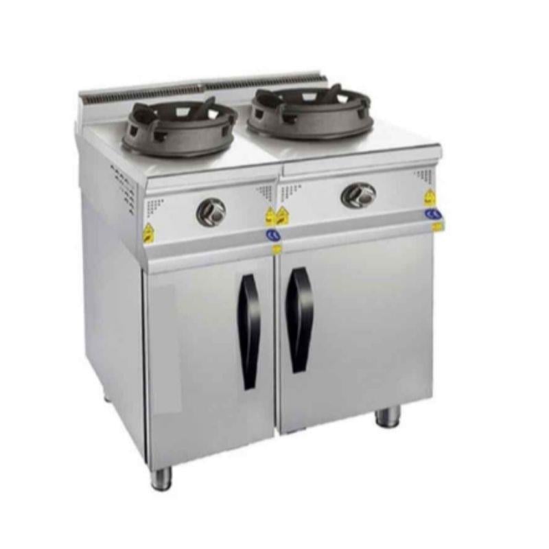 CSA Gazlı Wok Ocak İkili Alt Dolaplı 80x90x85 cm KRCS.DWOG.890 (KRCS.DWOG.890)
