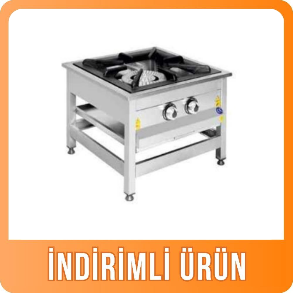 CSA Çift Yanışlı Yer Ocağı Gazlı ve Lpg Li CE Belgeli 60x70x50 cm KRCS.YOG.670 (KRCS.YOG.670)