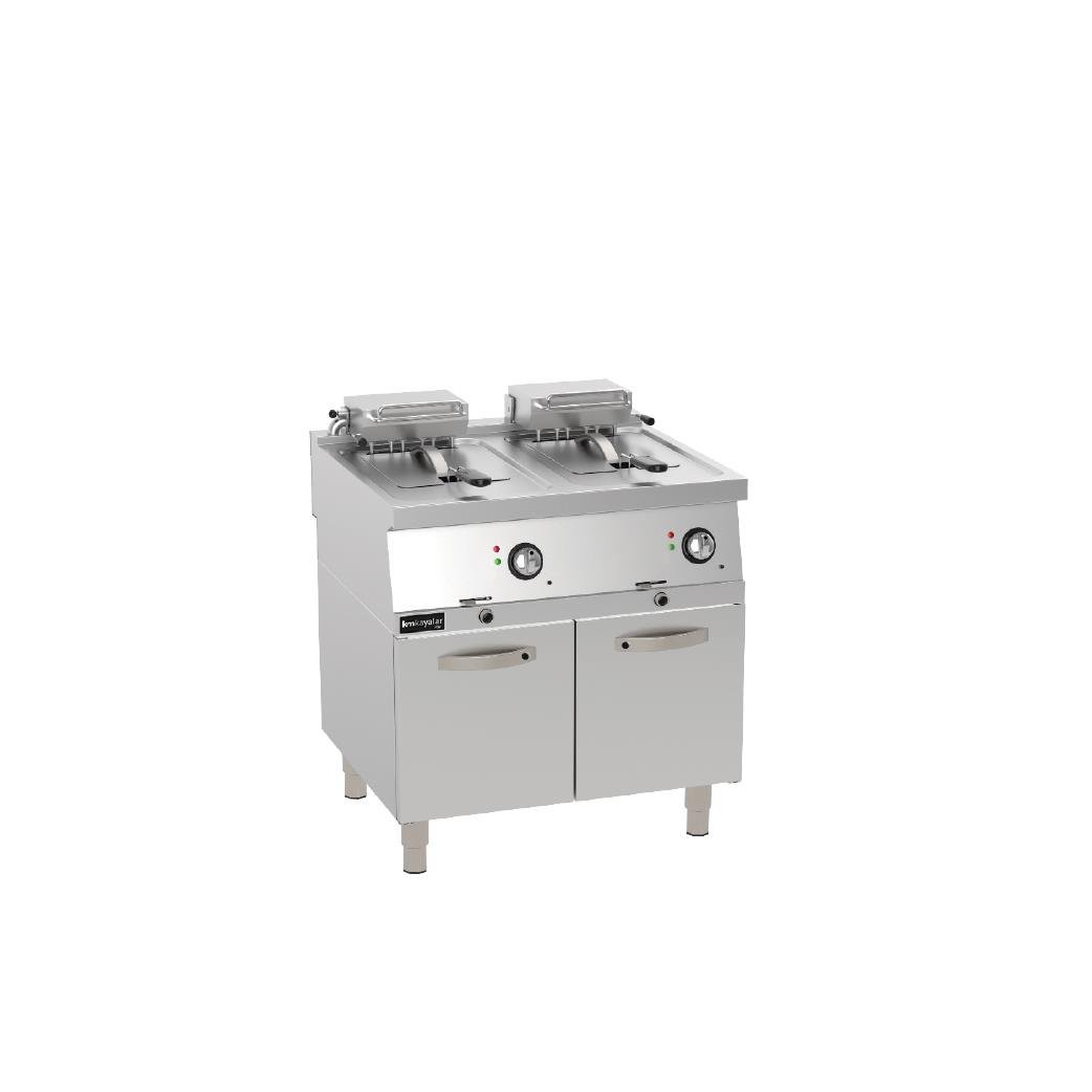 Kayalar 24+24 Litre Fritöz Elektrikli Alt Dolaplı 80x90x85 cm KFE8090 (KFE8090)
