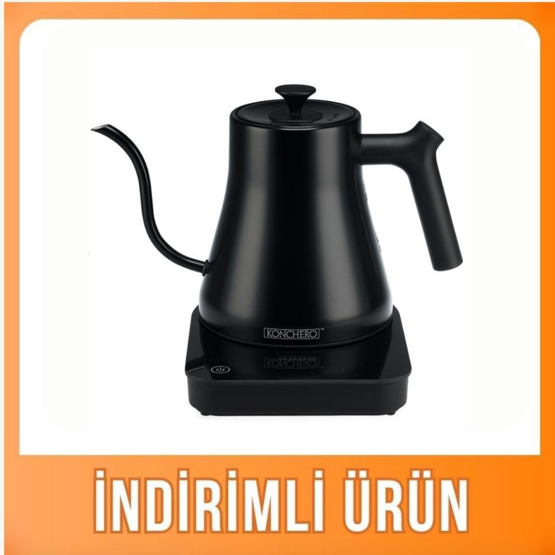 Konchero Dijital Isı Ayarlı Kettle 1 Litre Siyah AS-21267A (AS-21267A)