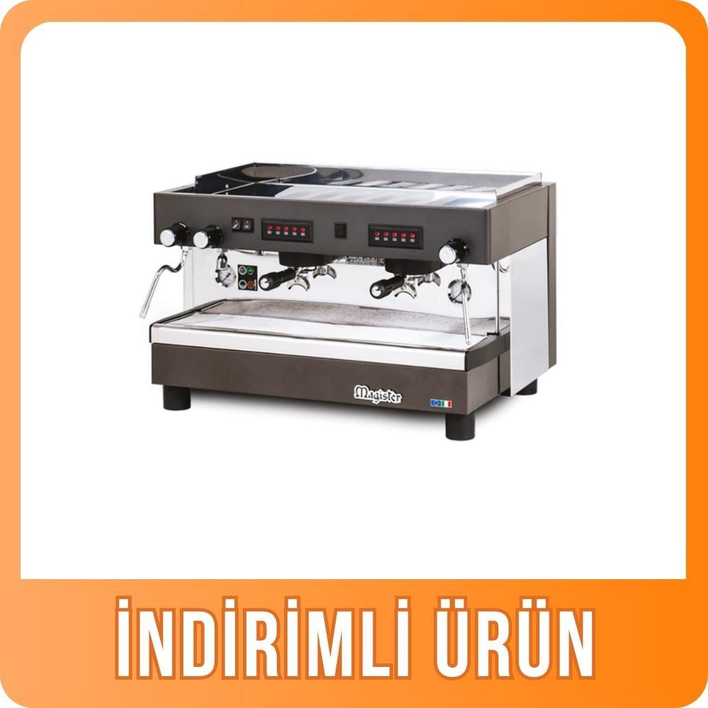Magister 2 Gruplu Tam Otomatik Espresso Kahve Makinesi GT-2V-TC (GT-2V-TC)