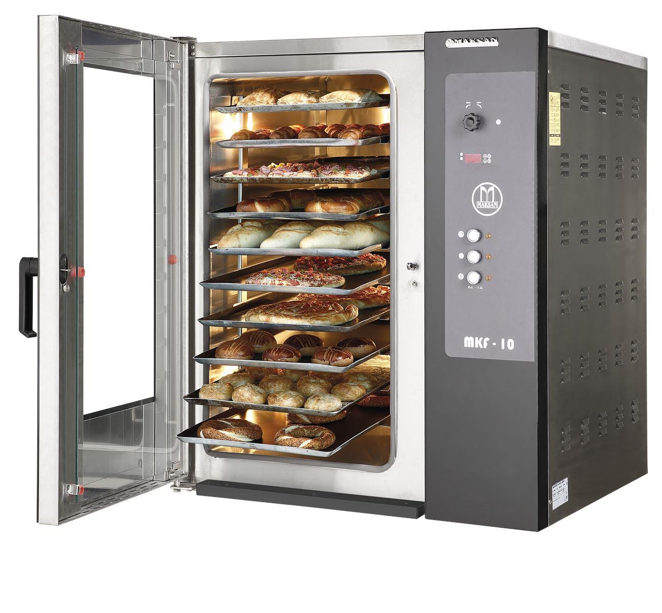 Maksan 10 Tepsili Konveksiyonlu Patisserie Fırın Manuel Elektrik MKF-10 (MKF-10)
