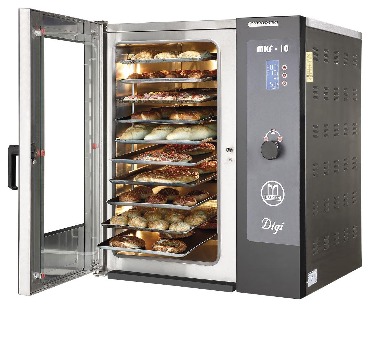 Maksan 10 Tepsili Konveksiyonlu Patisseri Fırını Dijital Elektrikli MKF-10 DIGI (MKF-10 DIGI)