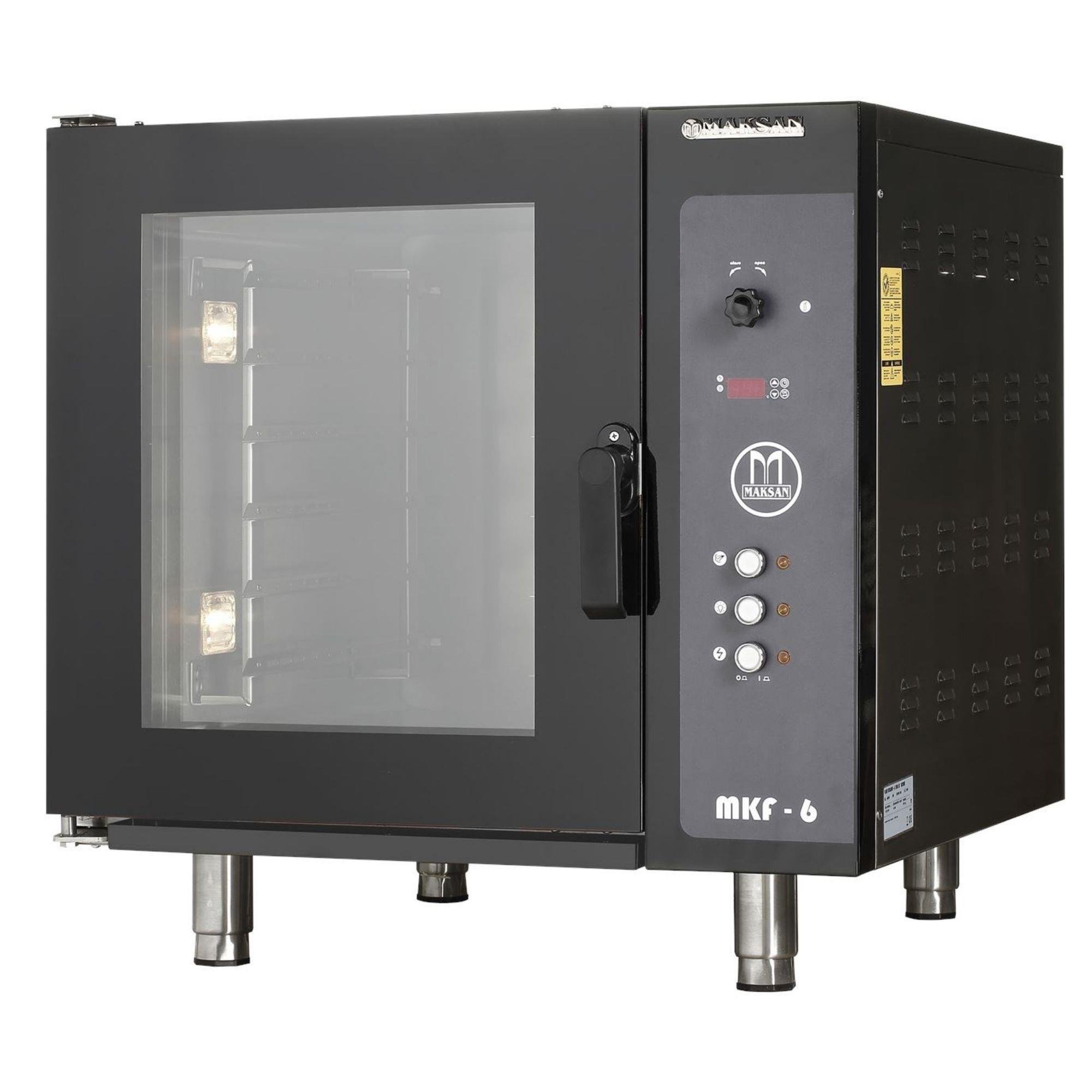 Maksan 6 Tepsili Konveksiyonlu Patisseri Fırın Manuel Elektrikli MKF-6 (MKF-6)