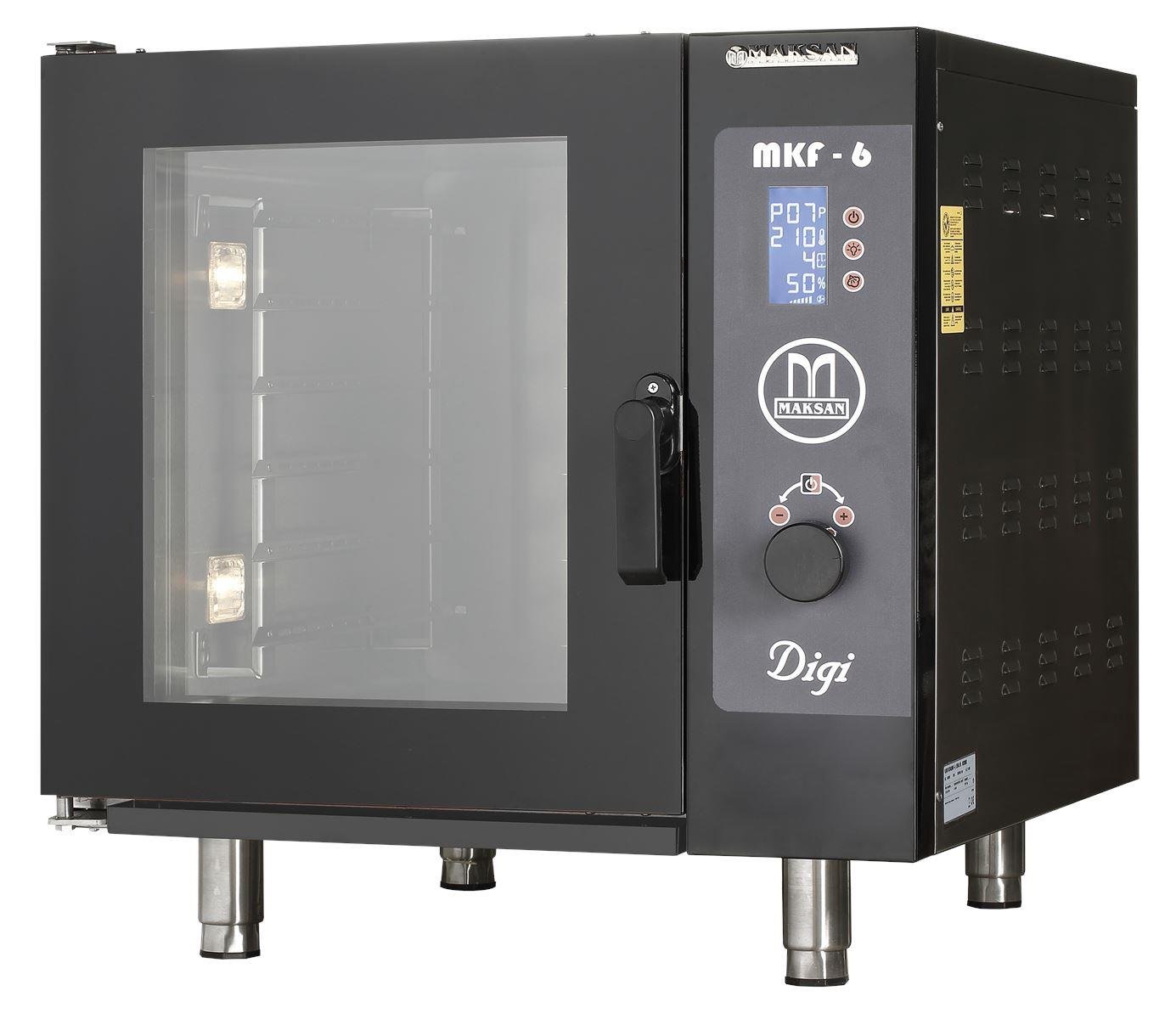 Maksan 6 Tepsili Konveksiyonlu Patisserie Fırın Dijital Elektrikli MKF-6 DIGI (MKF-6 DIGI)