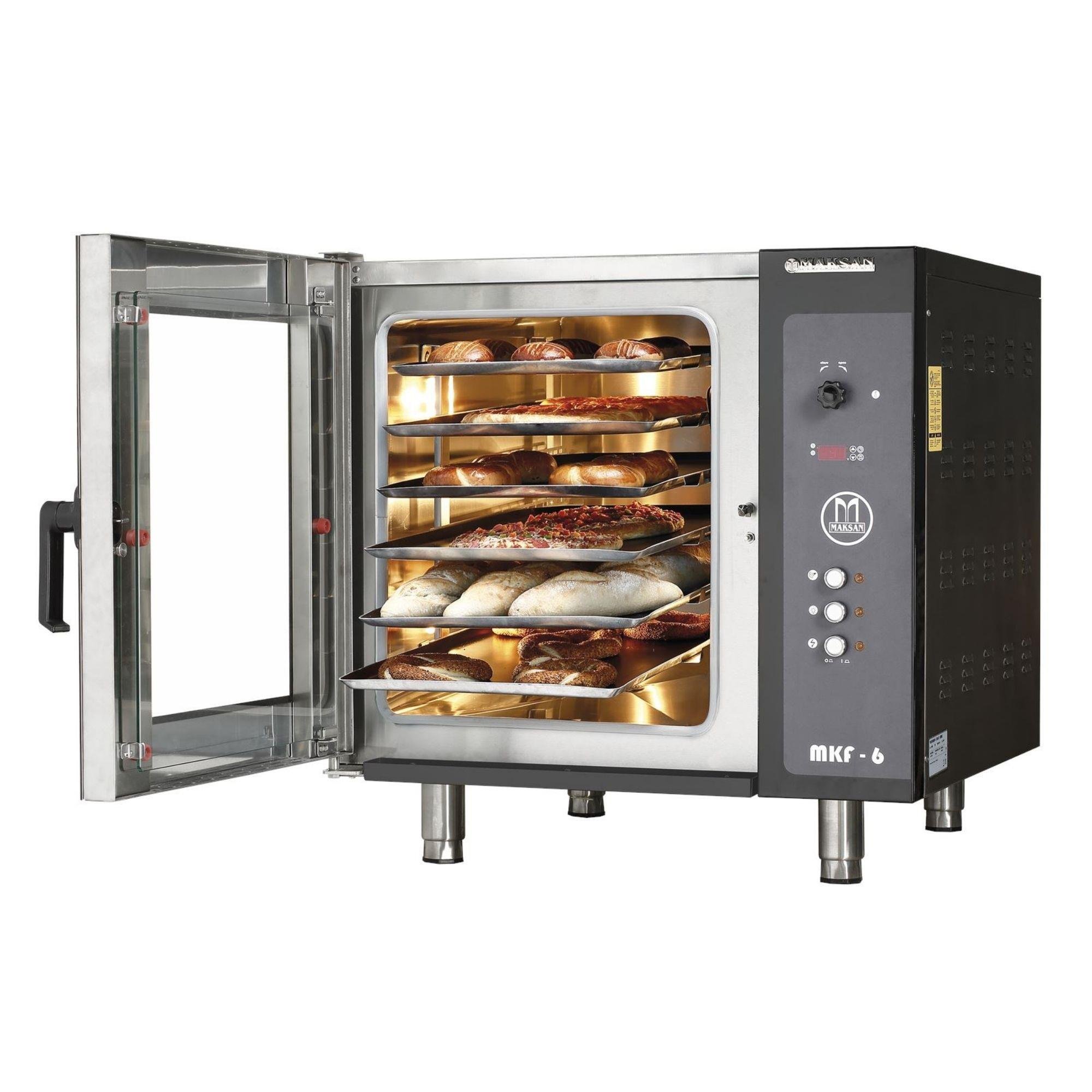 Maksan 6 Tepsili Konveksiyonlu Patisseri Fırın Manuel Elektrikli MKF-6 (MKF-6)